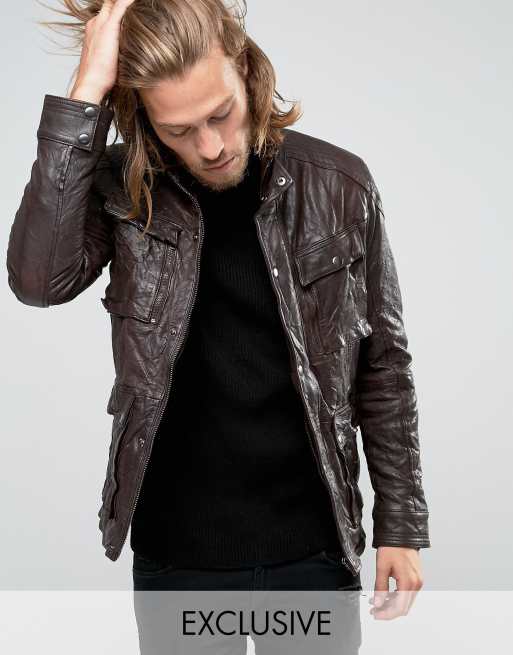 Tarpit hotsell leather jacket