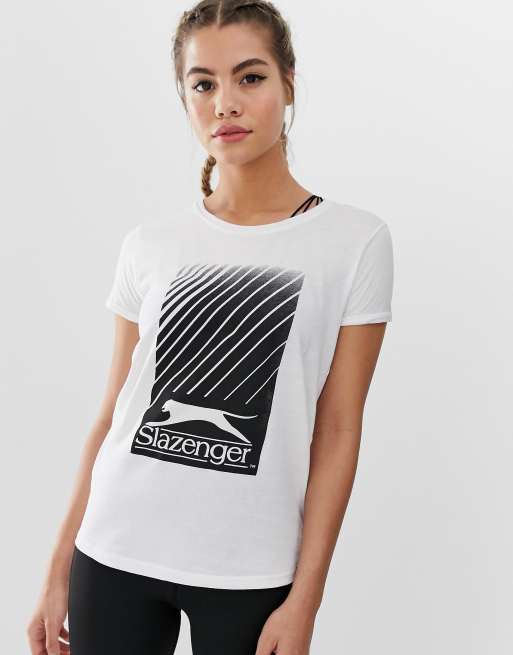 Blair t-shirt i hvid fra Slazenger