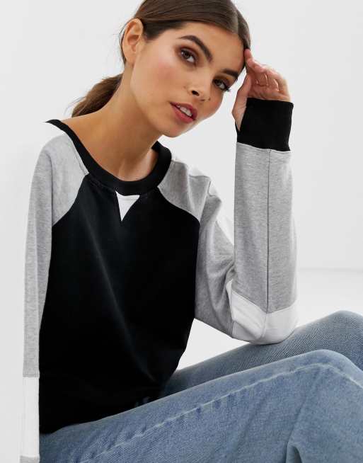 Blanc Noir Flashback Sweatshirt ASOS