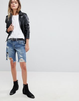 blanknyc boyfriend denim shorts