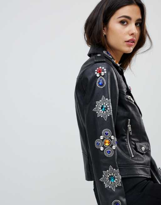 Blank nyc 2025 embellished jacket