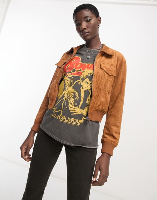 Blanknyc denim faux hot sale suede moto jacket