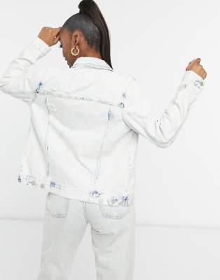 blank nyc white denim jacket