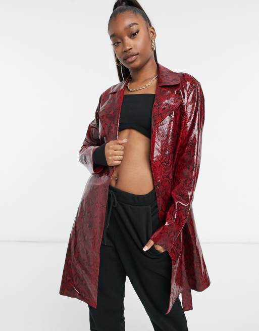 Asos leather shop look jacket