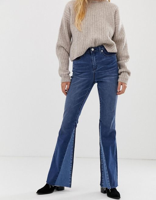 Blank NYC panelled flare jean | ASOS