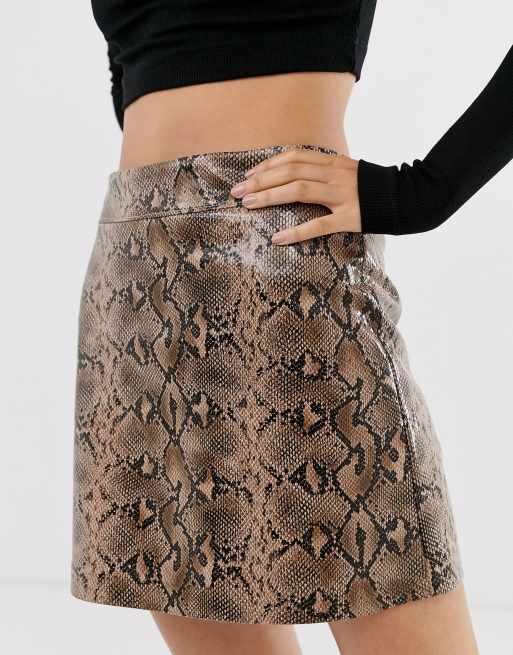 Blanknyc leopard 2024 mini skirt