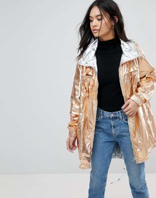 blank nyc rose gold jacket