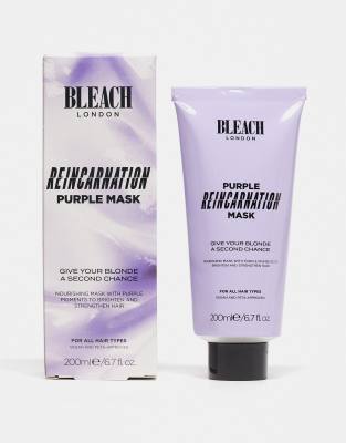 Bleach London Reincarnation Purple Toning Mask 200ml-no Colour In Transparent