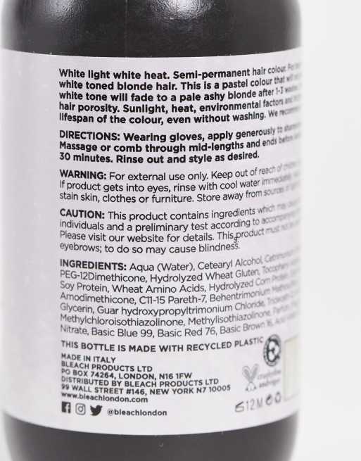 Bleach London - White Heat Super Cool Colour - Haarverf: 150ml, 2 van 4