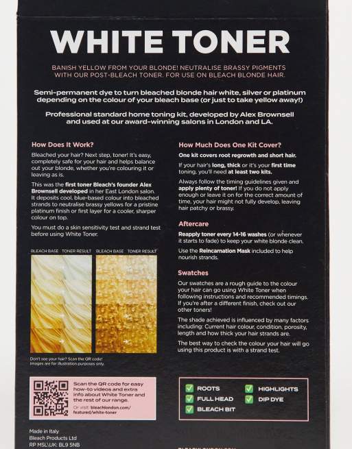 BLEACH LONDON - White Toner - Haarkleurset, 3 van 5