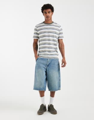 Blend 100% Cotton Regular Fit T-shirt In White
