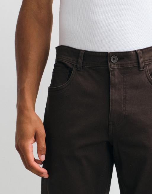 BLEND - Brune chinos med lige ben i almindelig pasform, 5 af 5