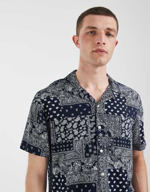 BLEND - Chemise à imprimé bandana - Multicolore