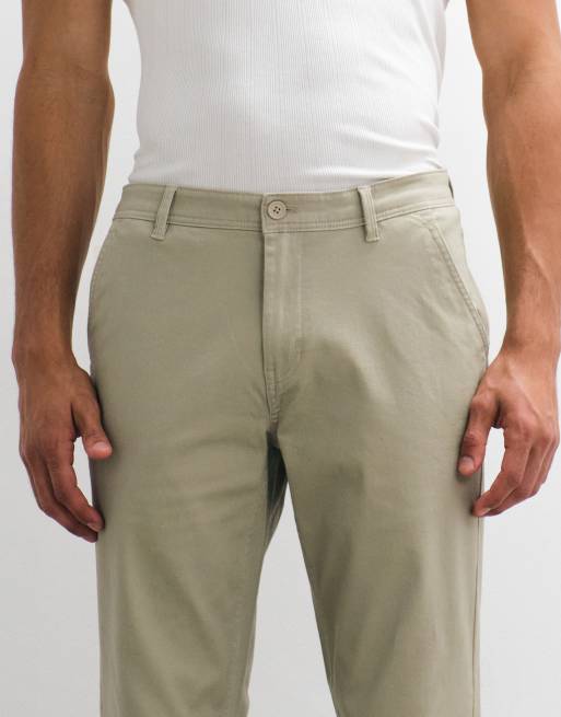 BLEND - Chinobroek met rechte pijpen in beige, deel van co-ord set, 5 van 5
