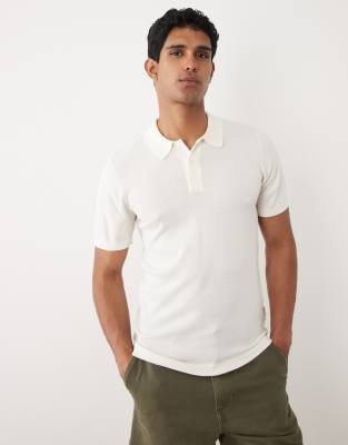 Blend Cotton-mix Knit Regular Fit Polo In Multi