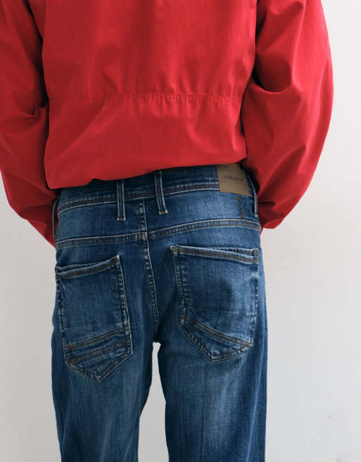 BLEND Jeans mit geradem Bein und Regular Fit in mittlerer blauer Waschung, 4 von 5