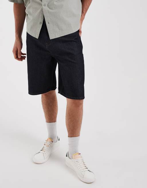 BLEND – Jeansshorts i otvättad denim med ledig passform, 2 av 5