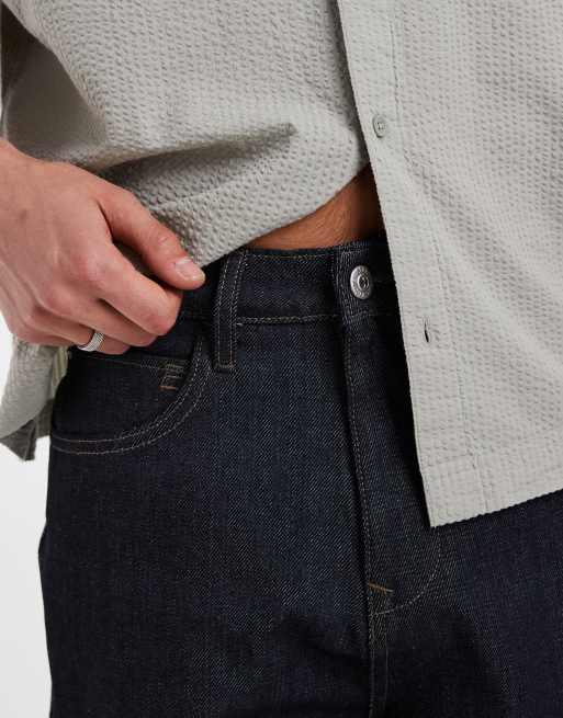 BLEND loose fit denim shorts in unwashed denim, 4 of 5