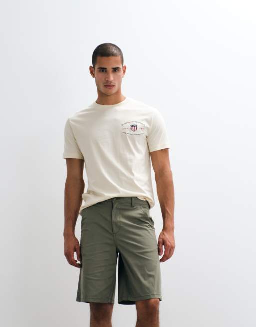 BLEND loose fit shorts in dusty olive, 2 of 5