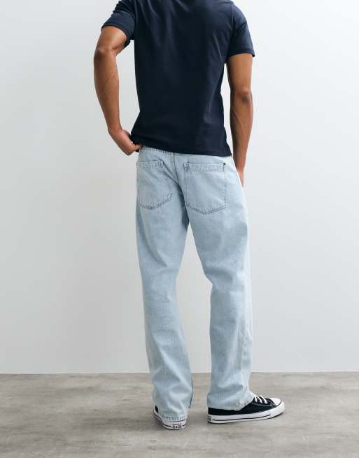 BLEND løstsiddende jeans med lige ben i lys blå vask, 3 af 5