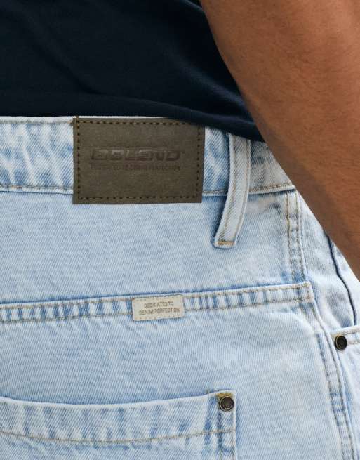 BLEND løstsiddende jeans med lige ben i lys blå vask, 4 af 5