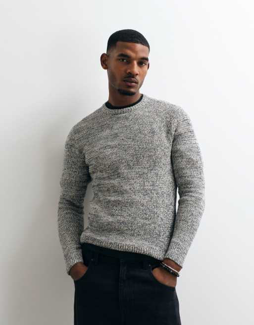 BLEND maglione lavorato a maglia a righe bicolore nero, 1 di 5