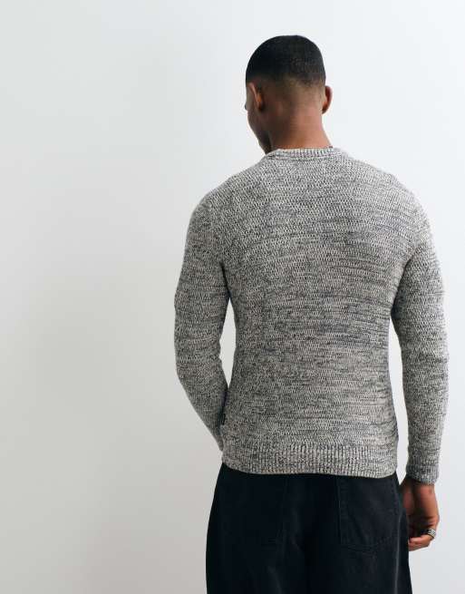 BLEND maglione lavorato a maglia a righe bicolore nero, 5 di 5