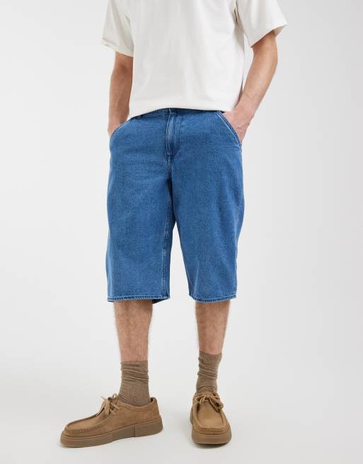BLEND – Mellanblå, lediga jeansshorts, del av set, 2 av 5