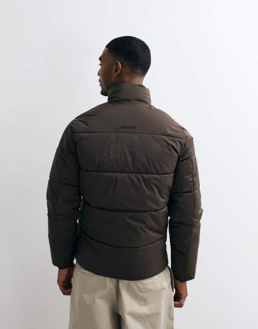 BLEND piumino marrone con chiusura con zip, 2 di 5