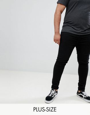 Blend Plus - Flurry - Extreme skinny jeans in zwart
