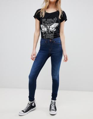 Blend She Bea Moon Skinny Jeans-Navy