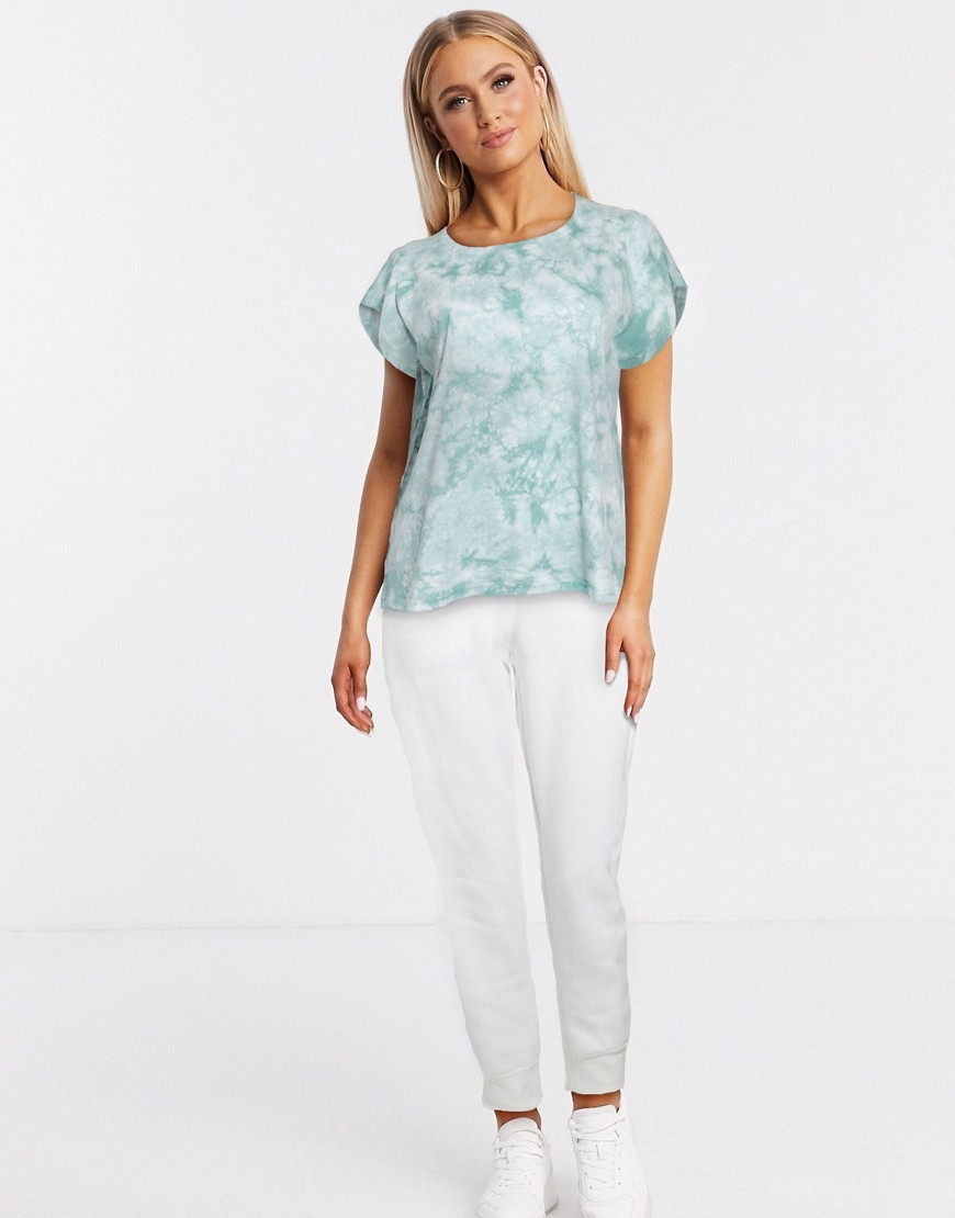 Blend She – Blå, batikmönstrad t-shirt