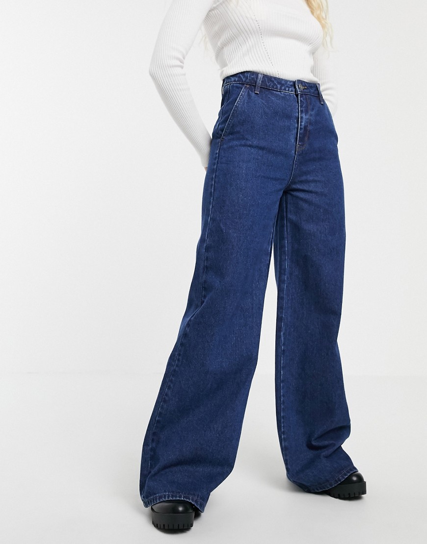 Blend She - Ellis - Flared jeans-Marineblauw