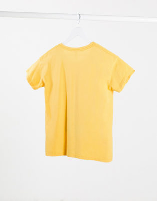 yellow slogan top