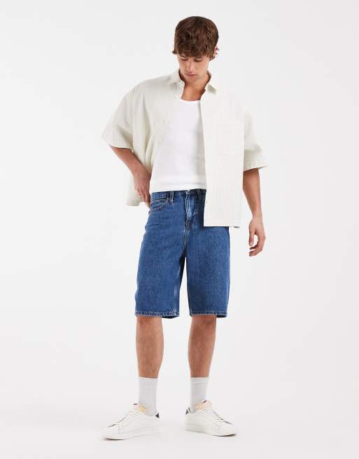 BLEND - Short ample en jean - Bleu moyen délavé, 2 de 5