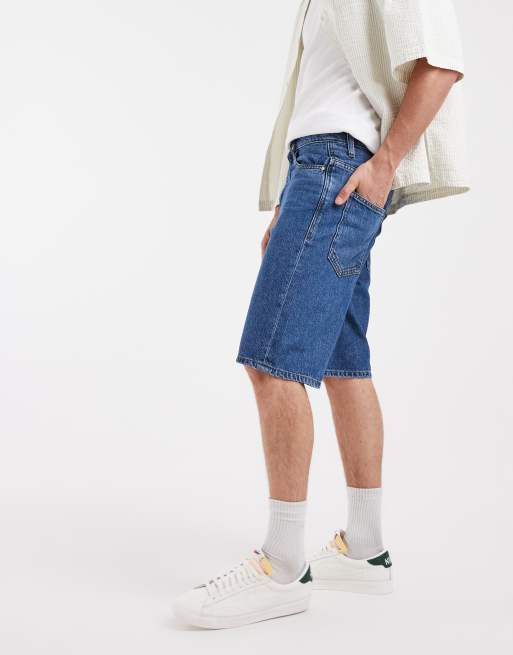 BLEND - Short ample en jean - Bleu moyen délavé, 3 de 5