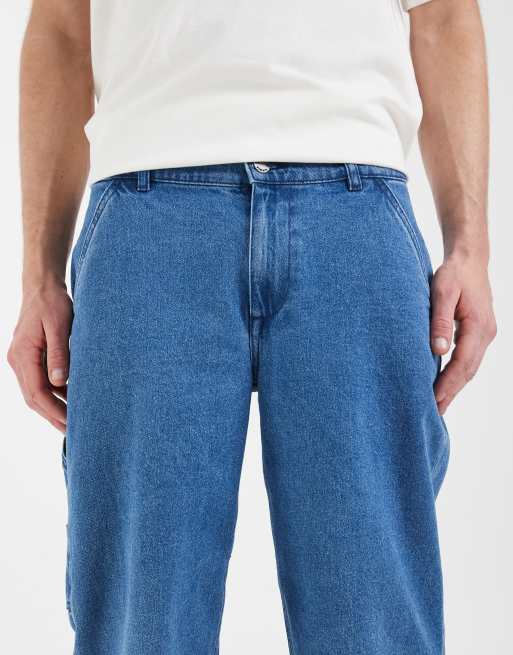 BLEND - Short d'ensemble ample en jean - Bleu moyen délavé, 4 de 5