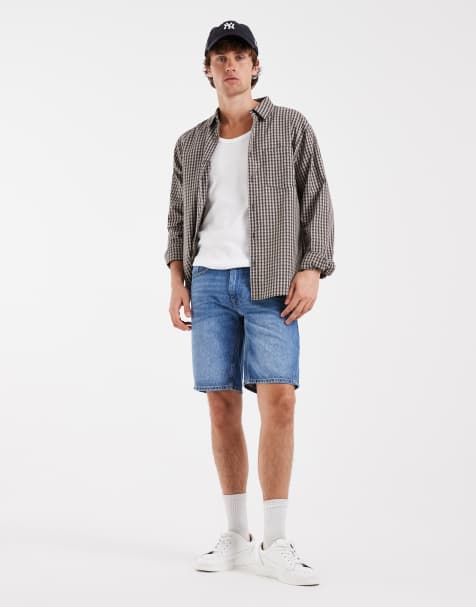 BLEND - Short slim en jean - Bleu moyen délavé - view 1