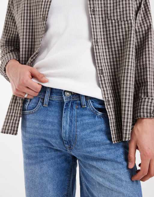 BLEND – Slim-Fit-Jeansshorts in verwaschenem Mittelblau, 4 von 5
