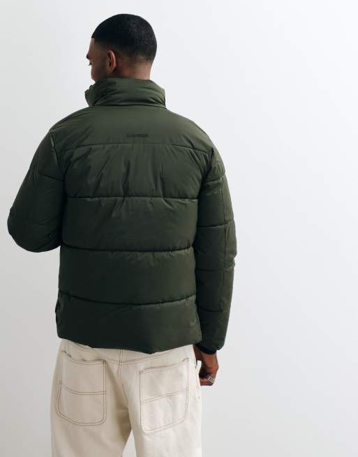 BLEND Steppjacke mit Reißverschluss in Dunkelgrün, 4 von 5