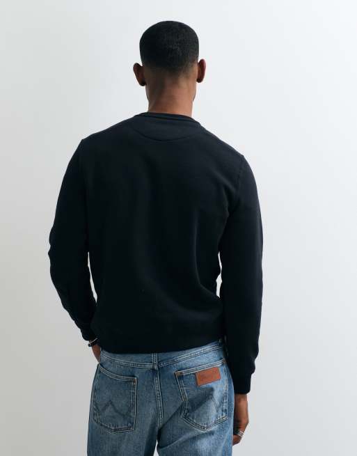 BLEND sweat-shirt regular fit riche en coton en noir, 4 de 5