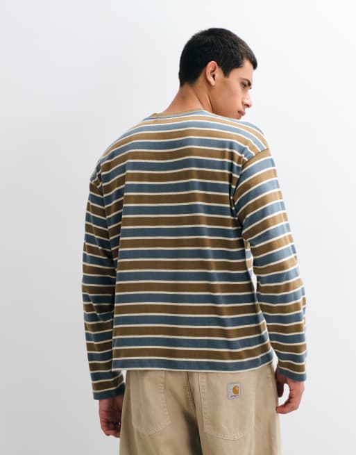 BLEND t-shirt à manches longues à rayures multicolore, 4 de 5