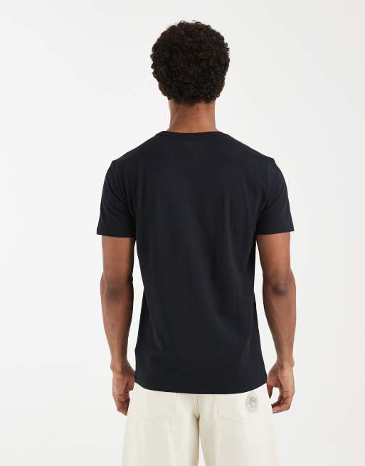 BLEND – T-Shirts in Schwarz mit hohem Baumwollanteil und Rundhalsausschnitt, 2er-Pack, 5 von 5