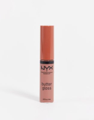 фото Блеск для губ nyx professional makeup – butterscotch-коричневый цвет