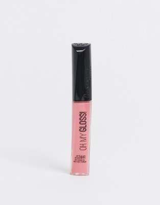 фото Блеск для губ rimmel london - oh my gloss! (glossaholic 150)-розовый