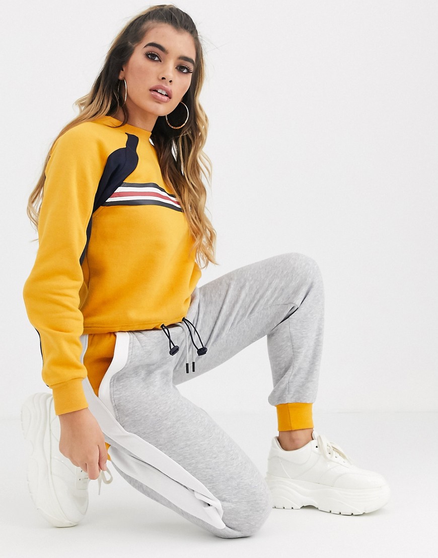 BLFD Cropped Sweater-Yellow