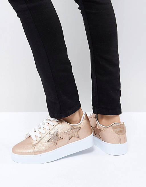 Blink Flatform Lace Up Sneakers