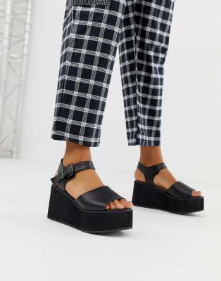 flat platform wedge sandals