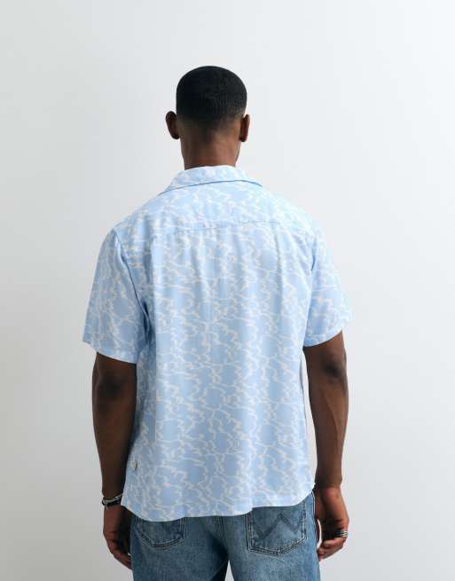BLKVIS Bagliore patterned shirt in blue multi (part of a set), 5 of 5