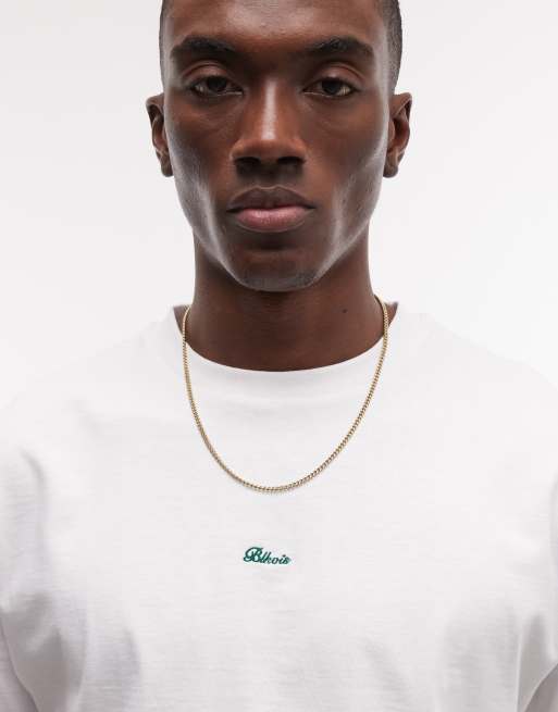 BLKVIS – Biały T-shirt z logo, 4 z 5